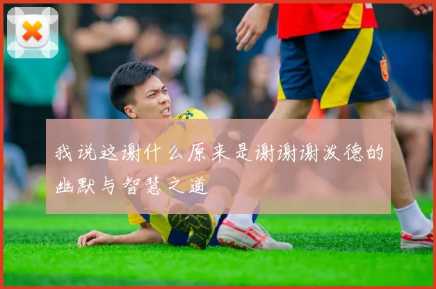 我说这谢什么原来是谢谢谢泼德的幽默与智慧之道